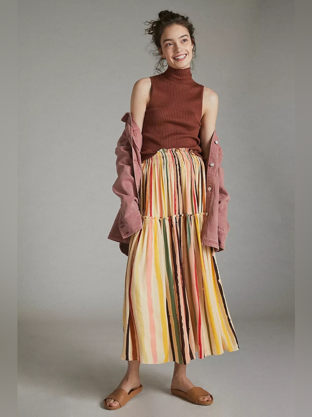 NWT Anthropologie Perry Maxi Skirt